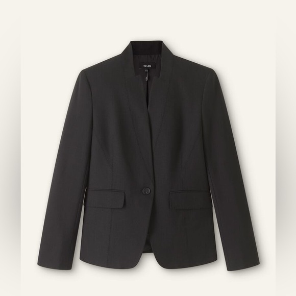 ME+EM Textured Tailoring Collarless Blazer
Textured Tailoring Fabric - Picture 2 of 10